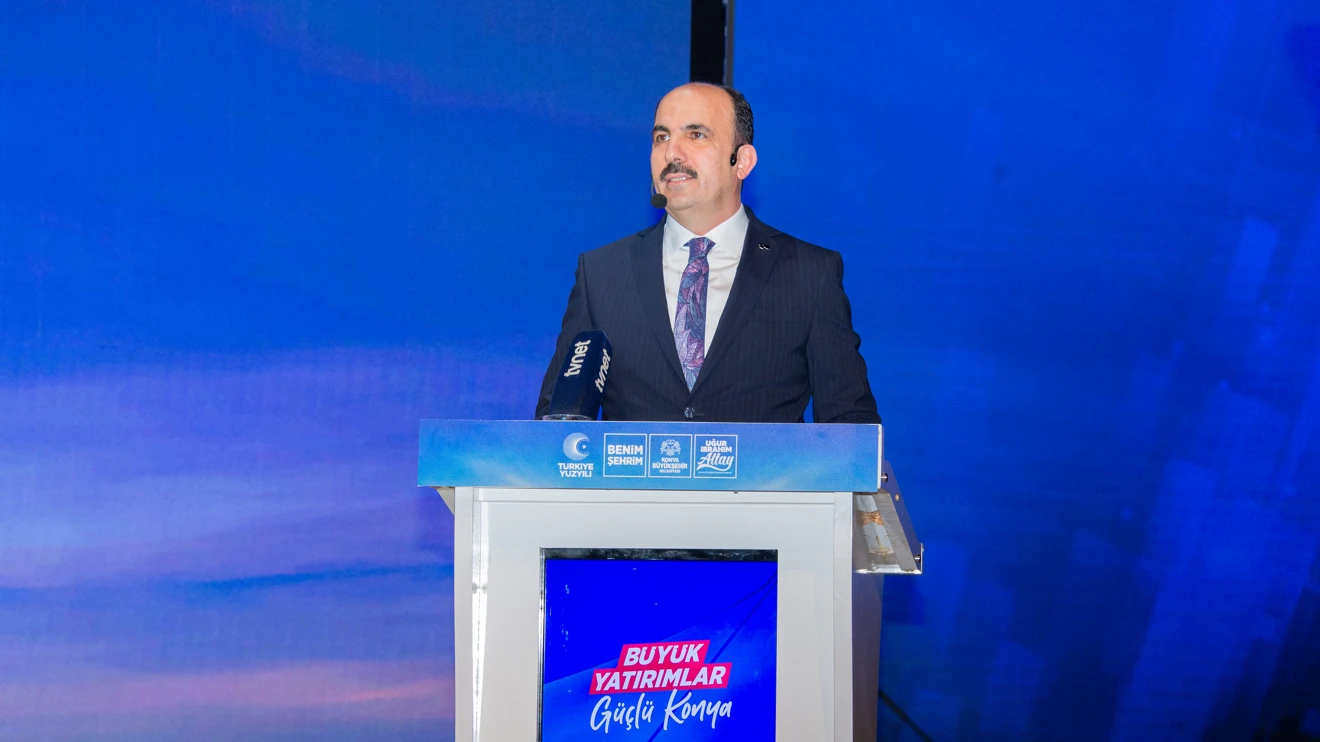 Rektör Aksoy, "Güçlü Konya İçin Bir Adım Daha" programına katıldı